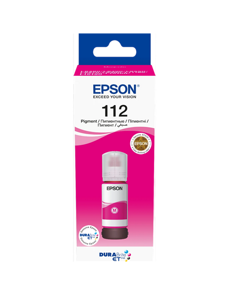 Контейнер с чернилами Epson 112 EcoTank, C13T06C34A, Пурпурный
