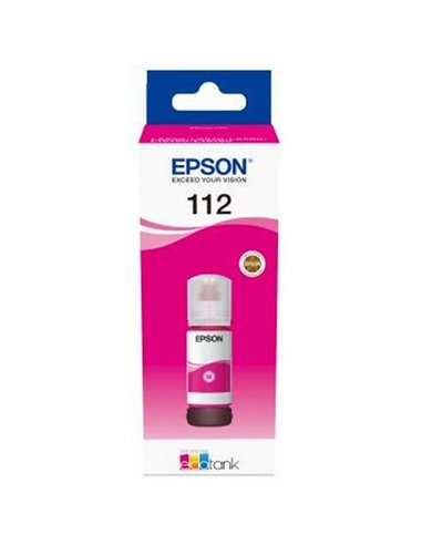 Контейнер с чернилами Epson 112 EcoTank, C13T06C34A, Пурпурный