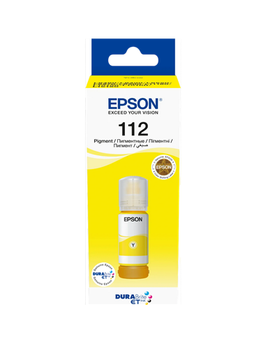 Recipient de cerneală Epson 112 EcoTank, C13T06C44A, Galben