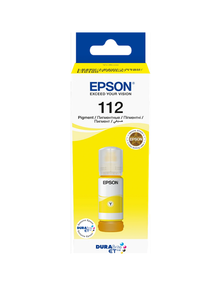 Контейнер с чернилами Epson 112 EcoTank, C13T06C44A, Желтый