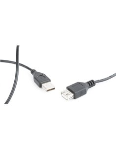 Удлинитель Cablexpert CC-USB2-AMAF-75CM/300-BK, USB Type-A (M)/USB Type-A (F), 0,75м, Чёрный 2