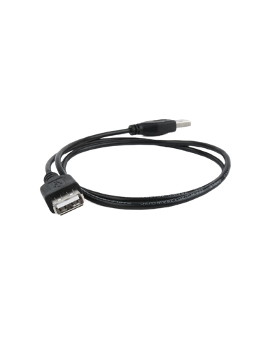 Cablu prelungitor Cablexpert CC-USB2-AMAF-75CM/300-BK, USB Type-A (M)/USB Type-A (F), 0,75m, Negru