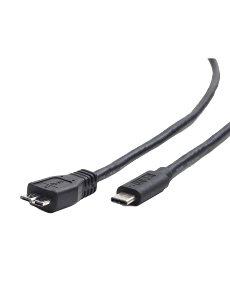 Cablu încărcare și sincronizare Cablexpert CCP-USB3-mBMCM-1M, USB Type-C/micro-USB, 1m, Negru