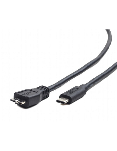 Cablu încărcare și sincronizare Cablexpert CCP-USB3-mBMCM-1M, USB Type-C/micro-USB, 1m, Negru