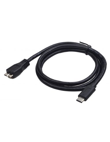 Cablu încărcare și sincronizare Cablexpert CCP-USB3-mBMCM-1M, USB Type-C/micro-USB, 1m, Negru