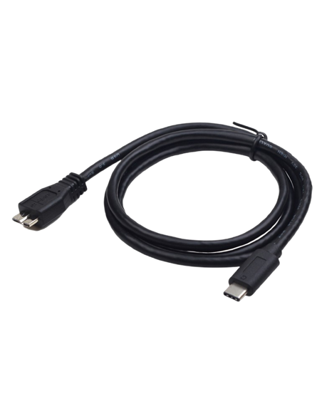 Кабель для зарядки и синхронизации Cablexpert CCP-USB3-mBMCM-1M, USB Type-C/micro-USB, 1м, Чёрный