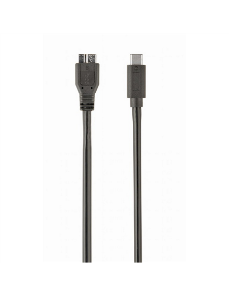 Кабель для зарядки и синхронизации Cablexpert CCP-USB3-mBMCM-1M, USB Type-C/micro-USB, 1м, Чёрный