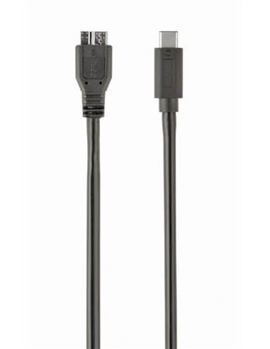 Кабель для зарядки и синхронизации Cablexpert CCP-USB3-mBMCM-1M, USB Type-C/micro-USB, 1м, Чёрный