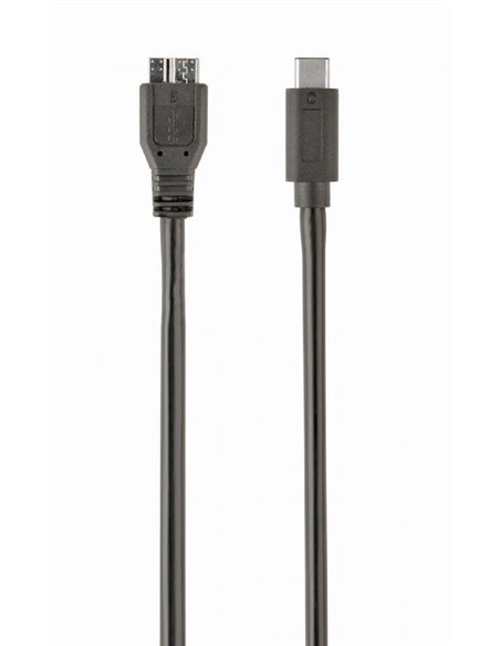 Кабель для зарядки и синхронизации Cablexpert CCP-USB3-mBMCM-1M, USB Type-C/micro-USB, 1м, Чёрный