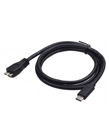 Cablu încărcare și sincronizare Cablexpert CCP-USB3-mBMCM-1M, USB Type-C/micro-USB, 1m, Negru