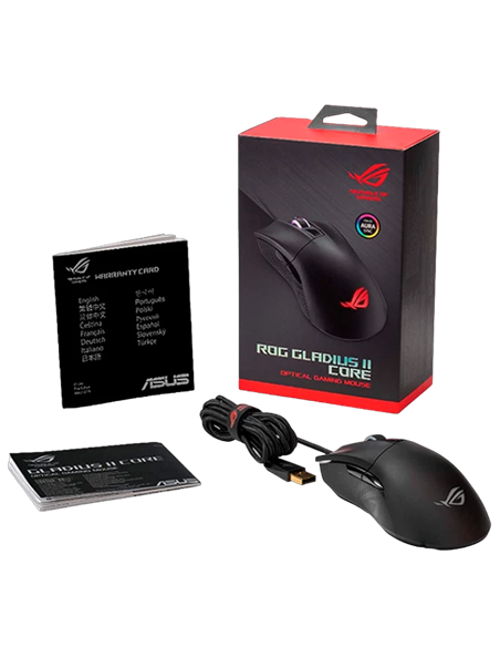 Gaming Mouse ASUS ROG Gladius II Core, Negru