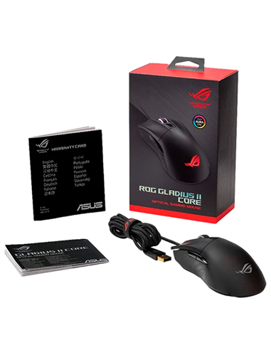 Gaming Mouse ASUS ROG Gladius II Core, Negru