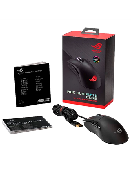 Gaming Mouse ASUS ROG Gladius II Core, Negru
