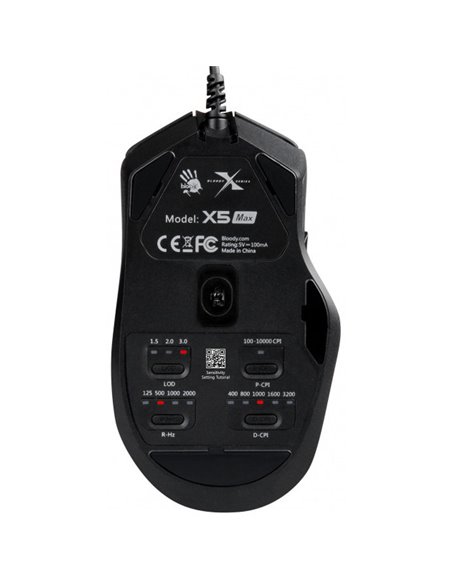 Gaming Mouse Bloody X5 Max, Negru Gaming Mouse Bloody X5 Max, Negru