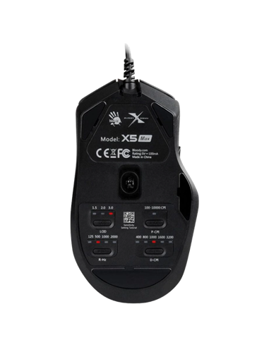 Gaming Mouse Bloody X5 Max, Negru