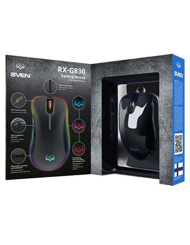 Игровая мышь SVEN RX-G830, Чёрный