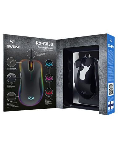 Игровая мышь SVEN RX-G830, Чёрный