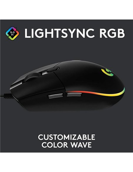 Игровая мышь Logitech G102, Чёрный Игровая мышь Logitech G102, Чёрный
