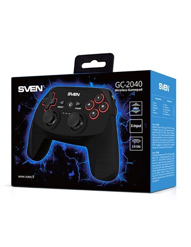 Геймпад SVEN GC-2040, Чёрный