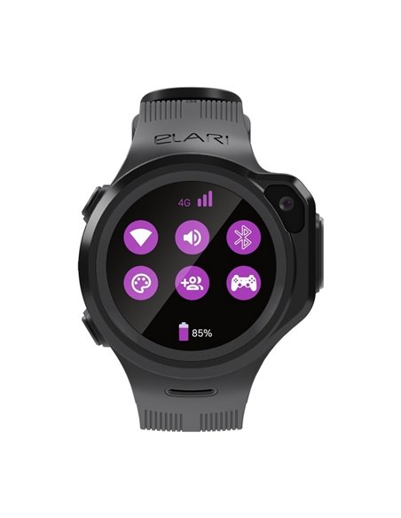 Детские часы Elari KidPhone 4GR, Чёрный