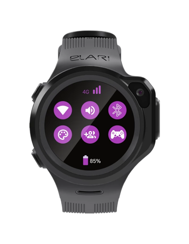 Детские часы Elari KidPhone 4GR, Чёрный