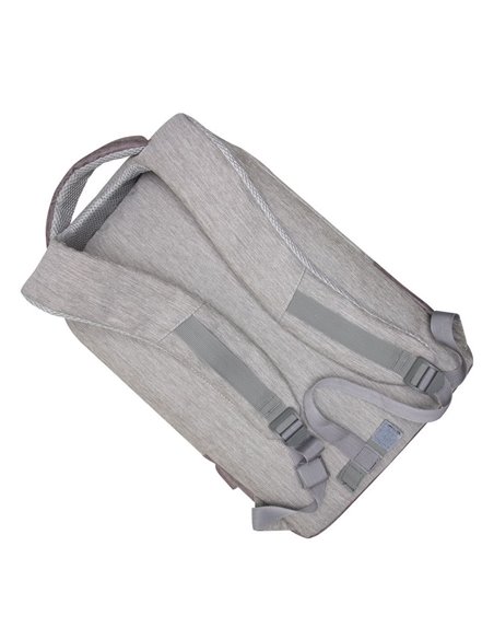 Rucsac pentru Laptop RivaCase Prater, 15.6", Poliester, Gri/Moca Rucsac pentru Laptop RivaCase Prater, 15.6", Poliester, Gri/Moca