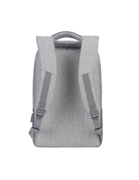 Rucsac pentru Laptop RivaCase Prater, 15.6", Poliester, Gri/Moca Rucsac pentru Laptop RivaCase Prater, 15.6", Poliester, Gri/Moca