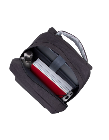 Rucsac pentru Laptop RivaCase Prater, 15.6", Poliester, Negru