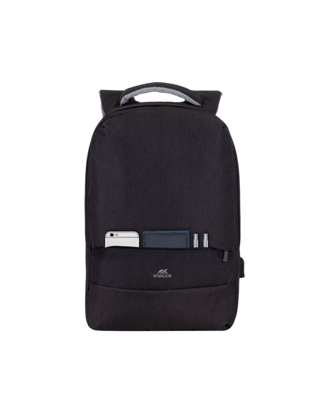 Rucsac pentru Laptop RivaCase Prater, 15.6", Poliester, Negru Rucsac pentru Laptop RivaCase Prater, 15.6", Poliester, Negru