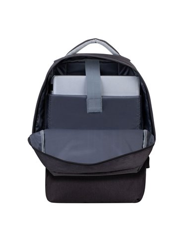 Rucsac pentru Laptop RivaCase Prater, 15.6", Poliester, Negru