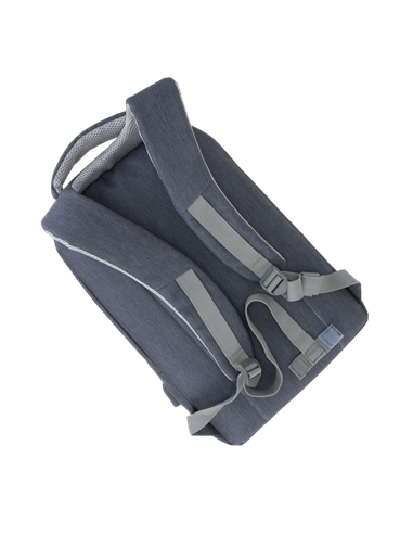Rucsac pentru Laptop RivaCase Prater, 15.6", Poliester, Gri închis