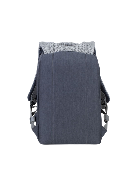 Rucsac pentru Laptop RivaCase Prater, 15.6", Poliester, Gri închis