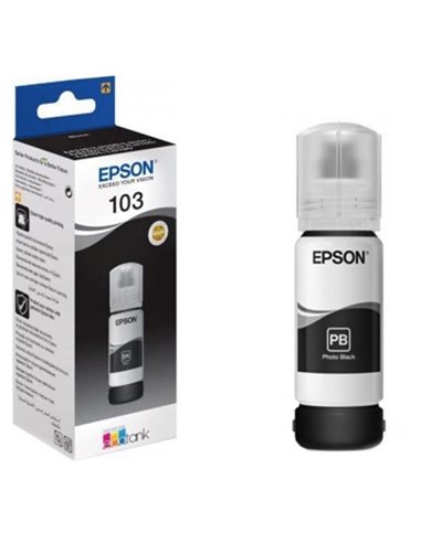 Контейнер с чернилами Epson 103 EcoTank, 65мл, Черный