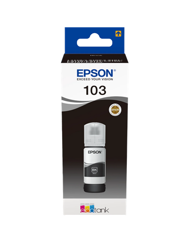 Контейнер с чернилами Epson 103 EcoTank, 65мл, Черный