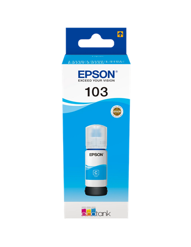 Recipient de cerneală Epson 103 EcoTank, 65ml, Cyan