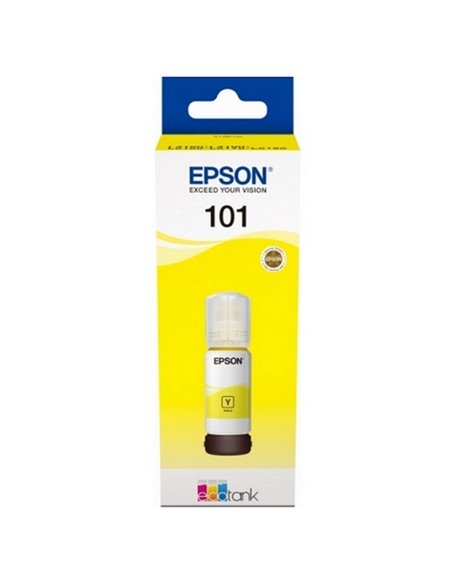 Контейнер с чернилами Epson 101 EcoTank, 70мл, Желтый