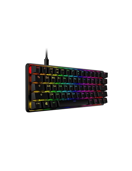 Клавиатура HyperX Alloy Origins 60, Проводное, Чёрный