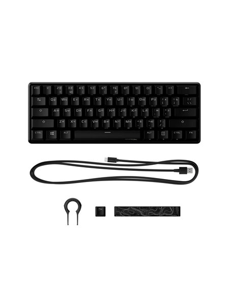Tastatură HyperX Alloy Origins 60, Cu fir, Negru