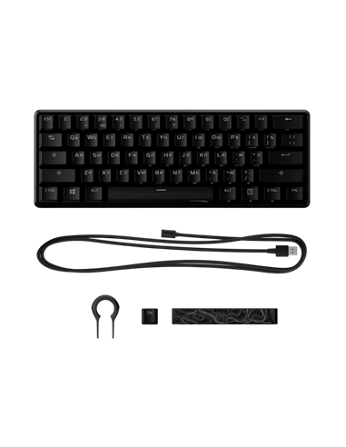 Клавиатура HyperX Alloy Origins 60, Проводное, Чёрный