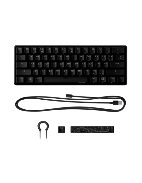 Tastatură HyperX Alloy Origins 60, Cu fir, Negru