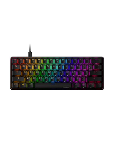 Клавиатура HyperX Alloy Origins 60, Проводное, Чёрный
