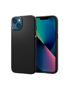 Чехол Spigen iPhone 13 mini, Liquid Air, Матовый черный