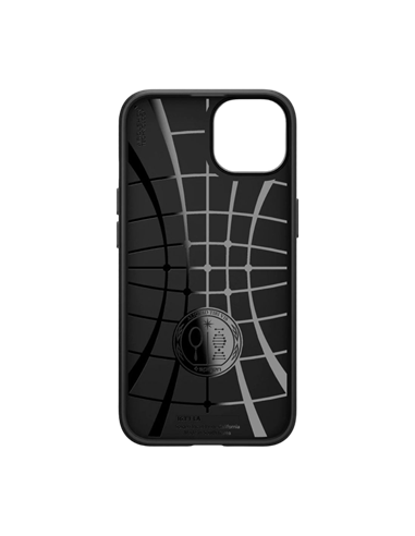 Чехол Spigen iPhone 13 mini, Liquid Air, Матовый черный