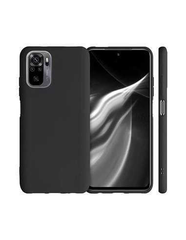 Husă Xcover Redmi Note 10/Note10S - Soft Touch (Microfiber), Negru