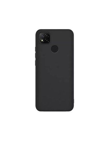Husă Xcover Redmi 9C - Soft Touch (Microfiber), Negru