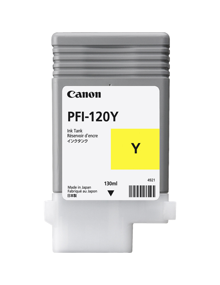Картридж чернильный Canon PFI-120, 130мл, Желтый