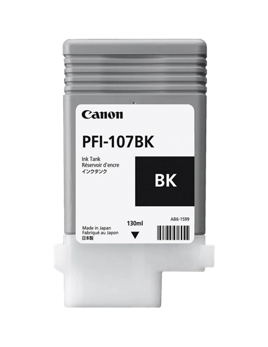 Картридж чернильный Canon PFI-107, 130мл, Черный
