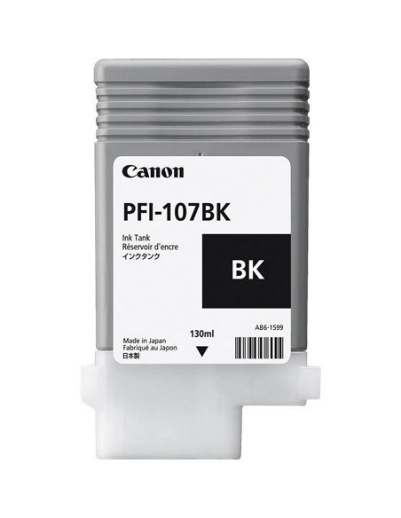 Картридж чернильный Canon PFI-107, 130мл, Черный