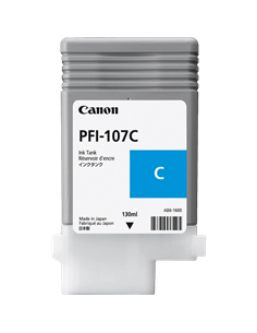Cartuș de cerneală Canon PFI-107, 130ml, Cyan 2