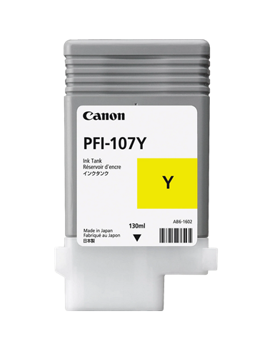 Картридж чернильный Canon PFI-107, 6708B001, Желтый